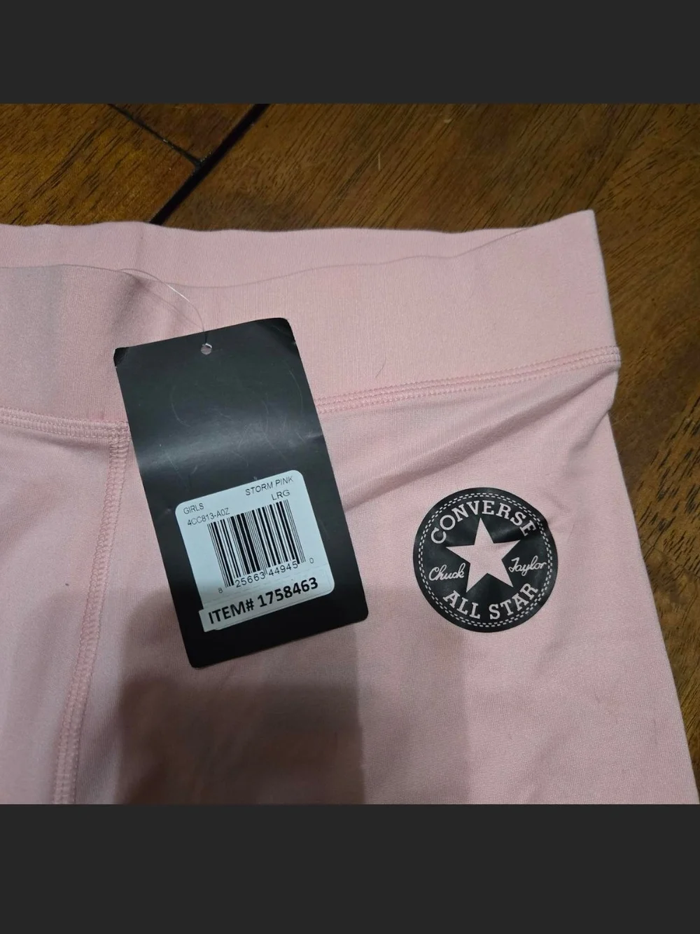 Converse Light Pink Girls' Active Leggings NWT